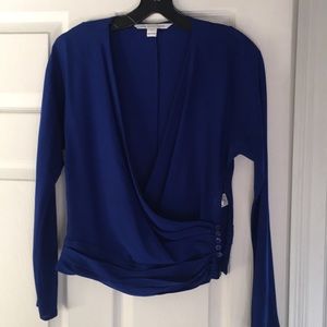 DVF silk top